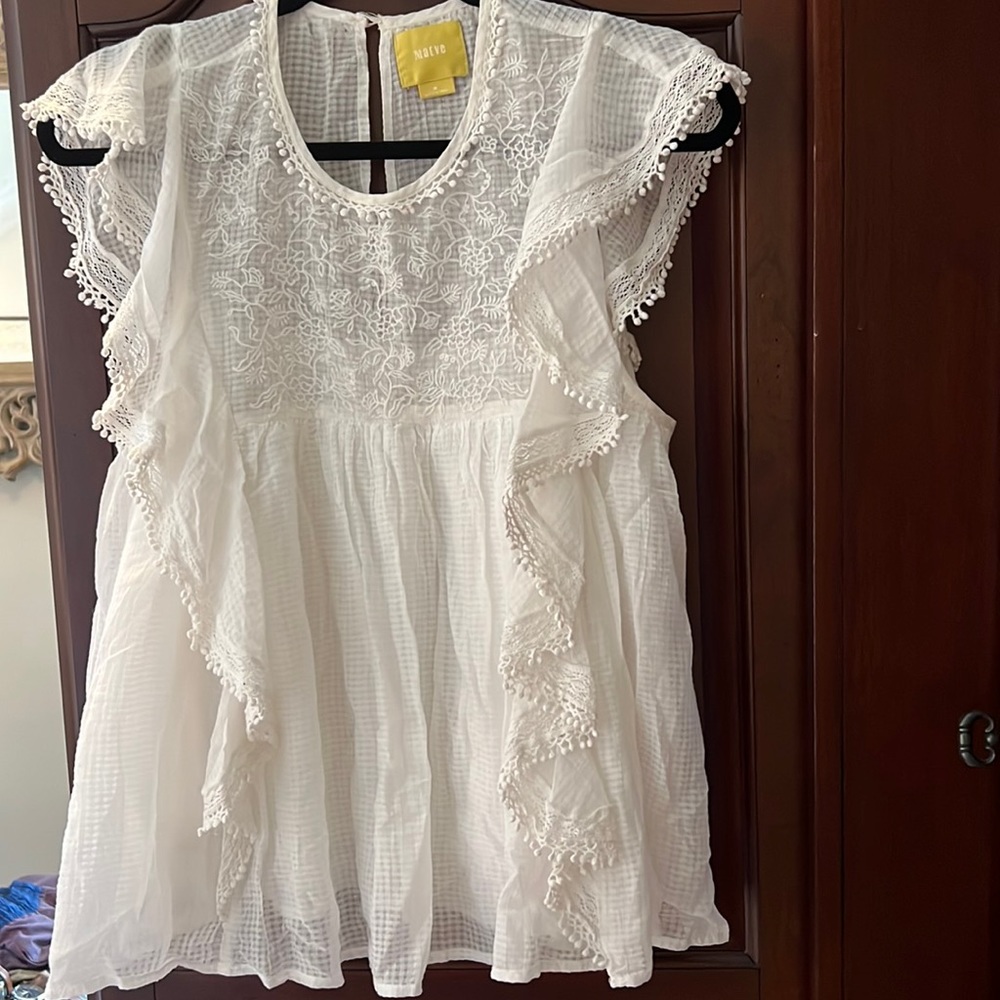 Maeve Babydoll Peasant Top
